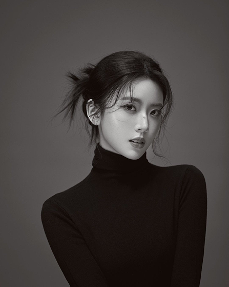 Japanese woman with hair bun